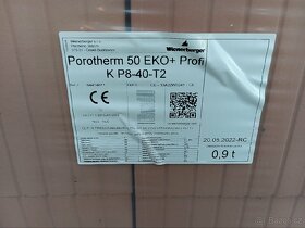 Cihly Porotherm 50 EKO+ K  a 1/2K koncove - 2