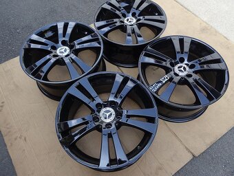 Alu disky černé na Mercedes, 17", 5x112, ET 38, šířka 7,5J - 2