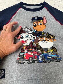Chlapecká mikina s Tlapkami Paw Patrol vel 116 - 2