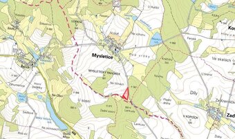 Zemědělská půda, prodej, Mysletice, Jihlava - 2