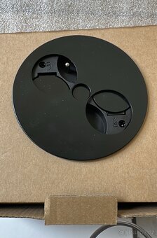 Vestavná otočná zásuvka Bachmann TWIST černá - 2