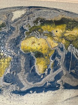 Puzzle mapa světa - 2