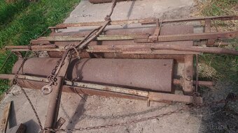 3x hladké polní / luční válce celková šířka cca 360 - 2