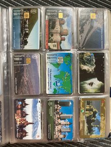 Album telefonních karet ČR i zahraniční - 2