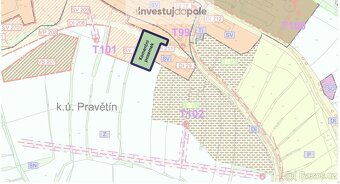 Prodej komerčního pozemku 5 164 m², Vimperk - Pravětín - 2