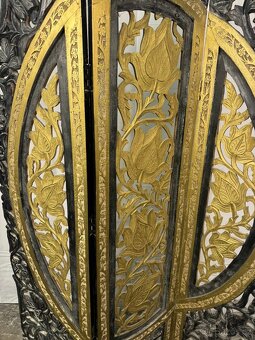 Orientální vyřezávaný paraván (137015) - 2