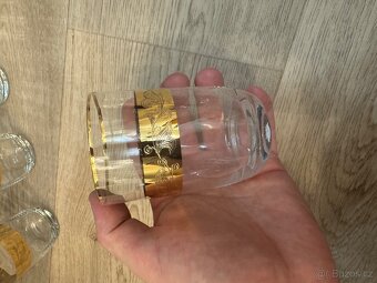 Pozlacené sklenice - 2