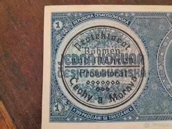 1 koruna 1938/40 protektorát - 2