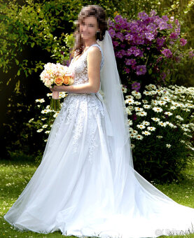 Svatební šaty velikosti XS/S - 2