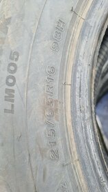 215/ 65 R16 zimni pneu Bridgestone - 2