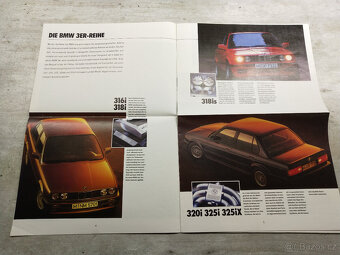 Prospekt BMW 1990, 16 str. A3, E30, E34, E32, německy - 2