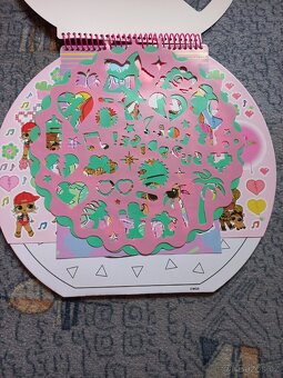 LOL surprise Troop grant stencil book - 2