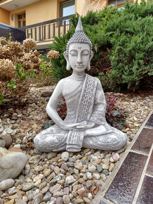 Novy VELKY Buddha z betonu - vyska 63 cm - 2
