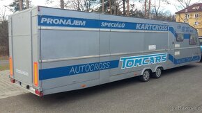 Extra Dlouhý přívěs /karavan/ obytná část + garáž - 2
