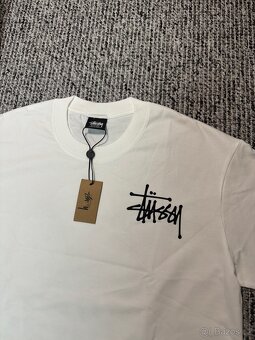 stussy dice tee svetle modre - 2