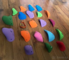 Dětské lezecké chyty THEREX - 20 kusů - 2