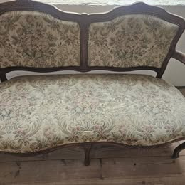 Starožitná sedací souprava - sofa a 1 křeslo - 2