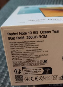 Xiaomi Redmi Note 13 5G 256GB, modrá - 2