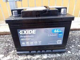 Autobaterie EXIDE Premium 12V 64Ah 640A EA640 - 2