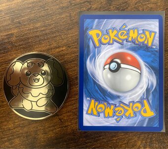 Promo pokemon karta Eevee SVP 200 + žeton - 2