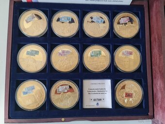 LUXUSNÍ Pozlacené cihličky korunovační klenoty - 2