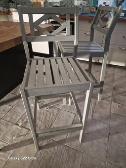 Nové barové židle v krásné barvě - 2