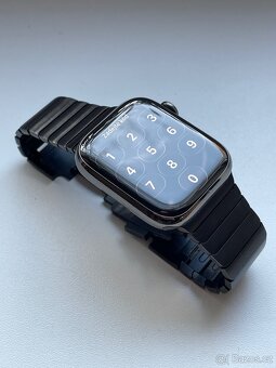 Apple Watch 8 45mm graphite steel s Apple ocelovým řemínkem - 2