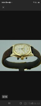 Rolex BUBBLEBACK Oyster Perpetual v 9k zlatě pěkné - 2