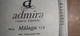 Kytara admira malaga 7/8 - 2