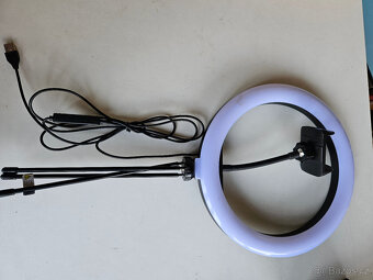 Selfie světlo s držákem na mobil - 2