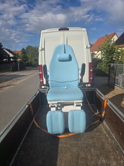 Elektrické Pedikérské křeslo modré pheonix 3 motory - 2