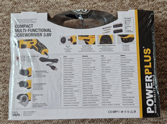 Multifunkční šroubovák se 3 nástavci - nový, nepoužitý - 2