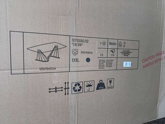 Skleněný designový konferenční stolek - nový - 2