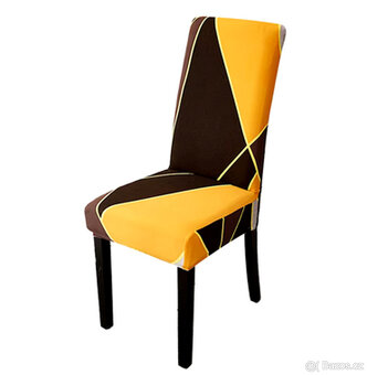 7kusů Potahy na židle, Elastický na židli, Strečové napínací - 2