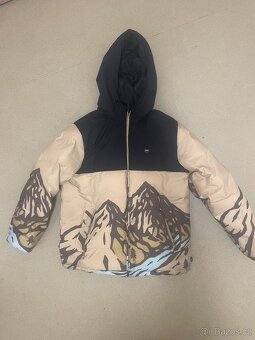 Péřová bunda Vans s kapucí – velikost L - 2