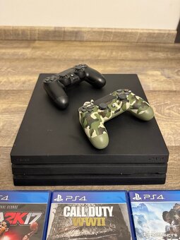 PlayStation 4 PRO 1TB + dva ovladače - 2