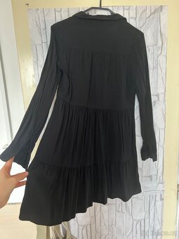 Černé košilové šaty - 2