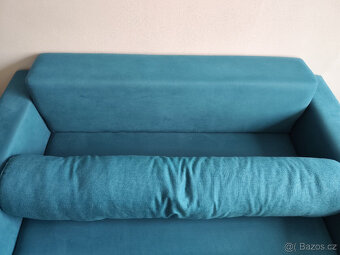 Tyrkysová pohovka / sedačka / gauč - 2