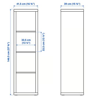Skříň, knihovna - Kallax - 2