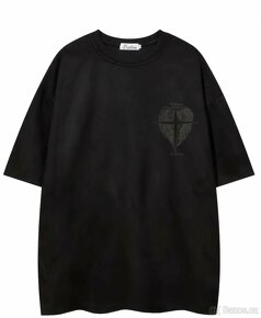 Černé tričko opium XL - 2