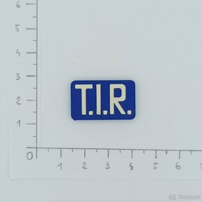 cedulka TIR - 3D tisk - 2