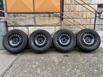Plechové disky se zimními pneu 205/55 R16 - 2