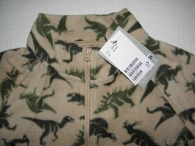 Nová fleecová mikina s dinosaury zn. H&M vel.134/140 - 2