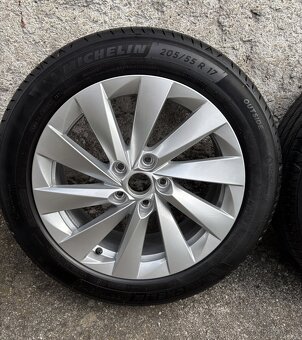 Nová kompletní sada, kola 17" MENSA + Michelin na Octavia 4 - 2