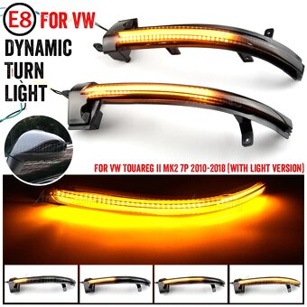 Dynamické blinkry VW Touareg MK2 II 7P 2010-2018 - 2