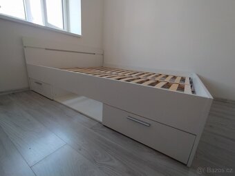 Postel multifunkční s roštem v rámu a matrace NOVÉ - 2