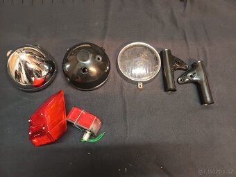 Světla přední, zadní, přepínač scrambler, bobber - 2
