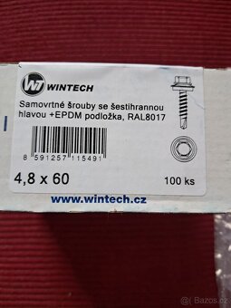 Šroub střešní, samovrtný podložka distanční - 2