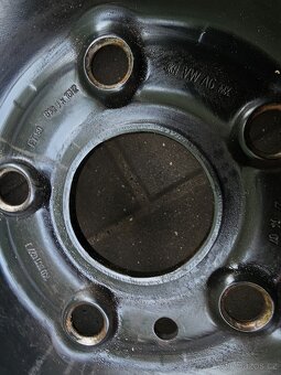 Plechové disky ET50 5x112 Škoda Octavia II Golf V R16 - 2