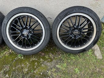 Borbet 5x112 17" zánovní letní prémiové 225/45/17 - 2